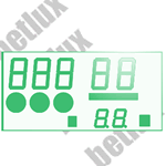 SEVEN SEGMENT LED,PANEL DISPLAY