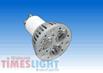 high power GU10 Series 3W LED spot lamp