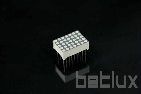 0.7 inch height 5x7 LED dot matrix, bi-color