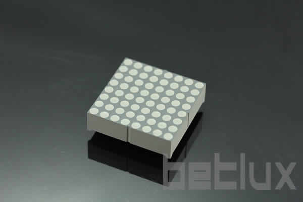 product image - Dot matrix LED 8x8 Dia 3.7mm 1.5" -LED parts-1.5 inch height 8x8 LED dot matrix, bi-color