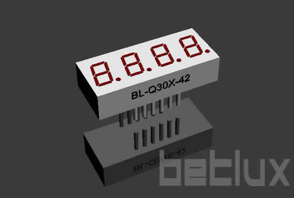 0.30 inch four seven segment led display