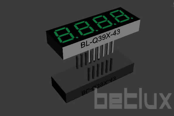 0.39 inch four seven segment led display