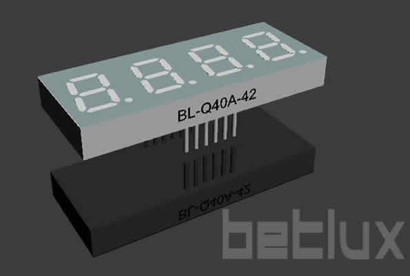 0.40 inch four seven segment led display