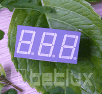 0.56 inch three seven segment led display